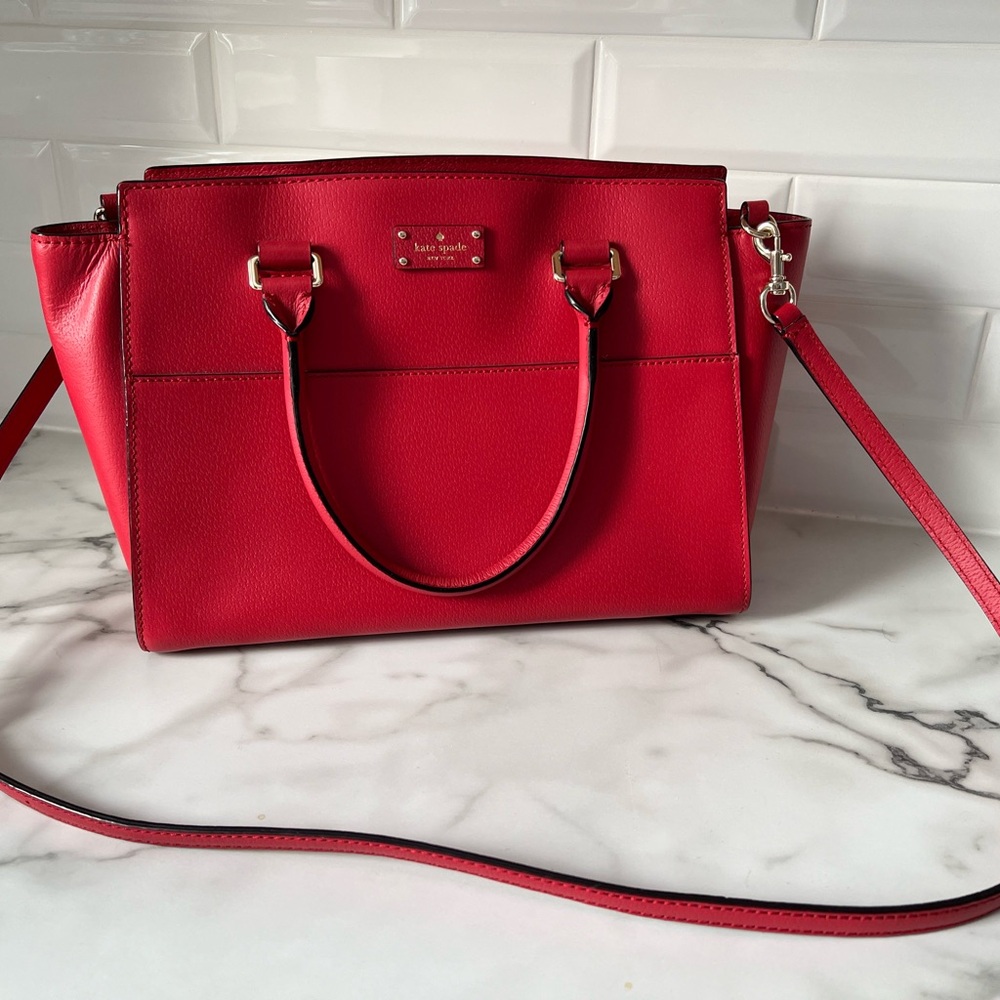 Kate Spade Vibrant Red Crossbody Purse